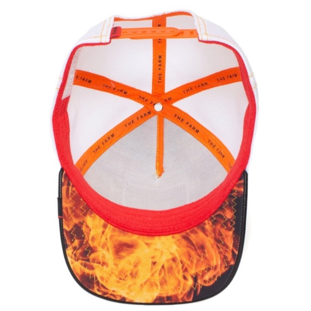 NIB Limited Edition Goorin Brothers “Hotshot” Snow Leopard Trucker Hat - Picture 6 of 7